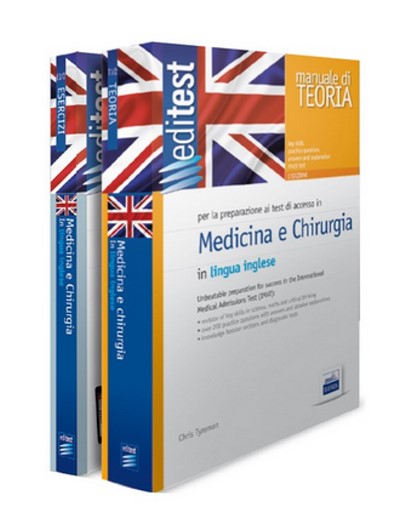 Kit completo per i test di accesso ai corsi di Medicina in lingua inglese